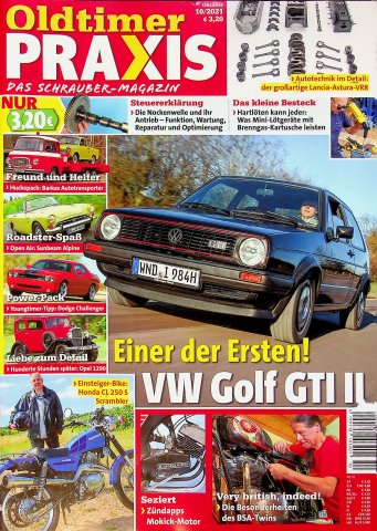 Deckblatt Oldtimer Praxis (10/2021)